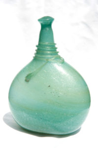 20th Century Persian Saddle Flask